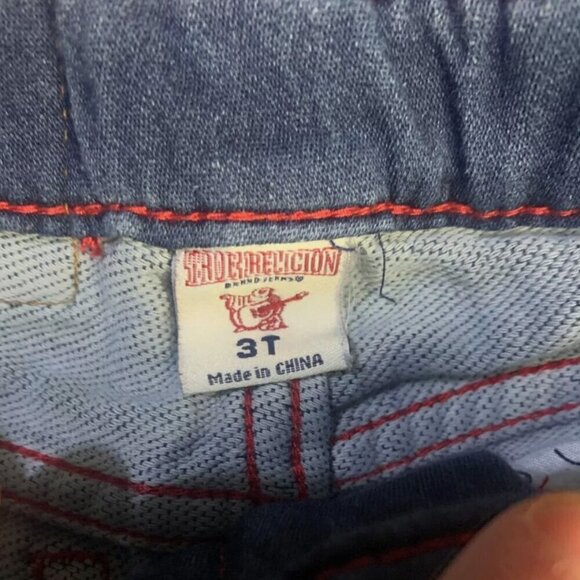 Kids denim bootcut true‎ religion jeans SZ 3T - Picture 5 of 5